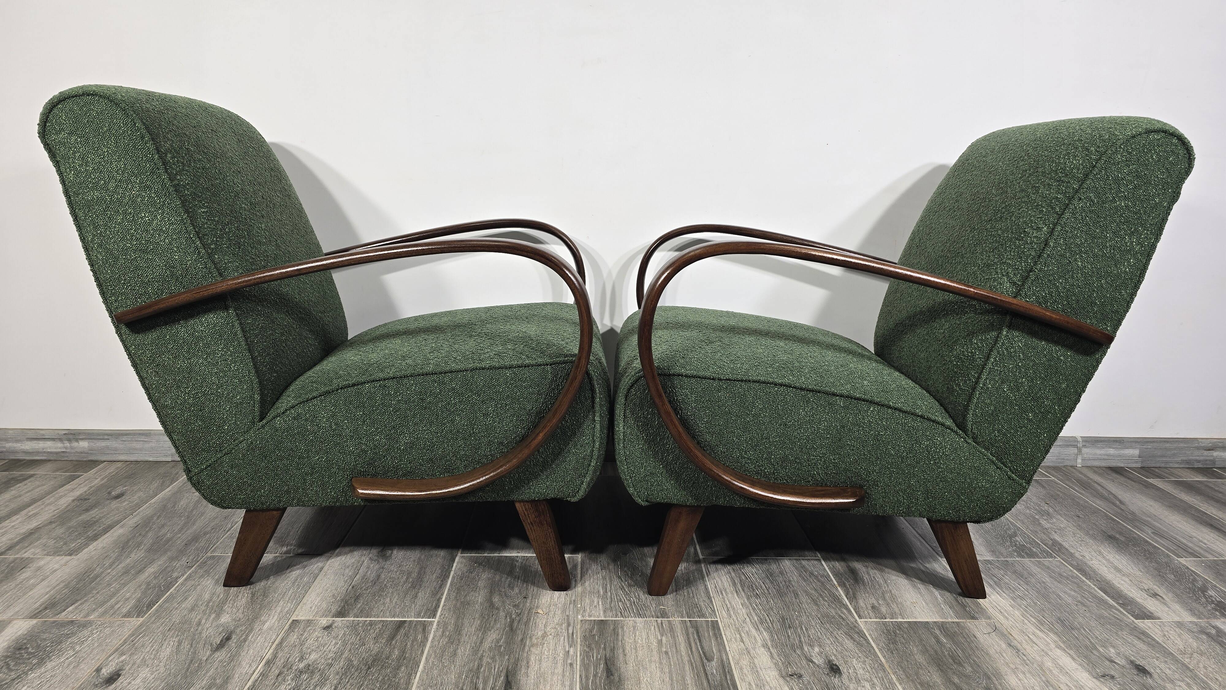 Lounge Chairs from Jindrich Halabala, 1940s, Set of 2