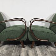 Chaises longues de Jindrich Halabala, années 1940, ensemble de 2