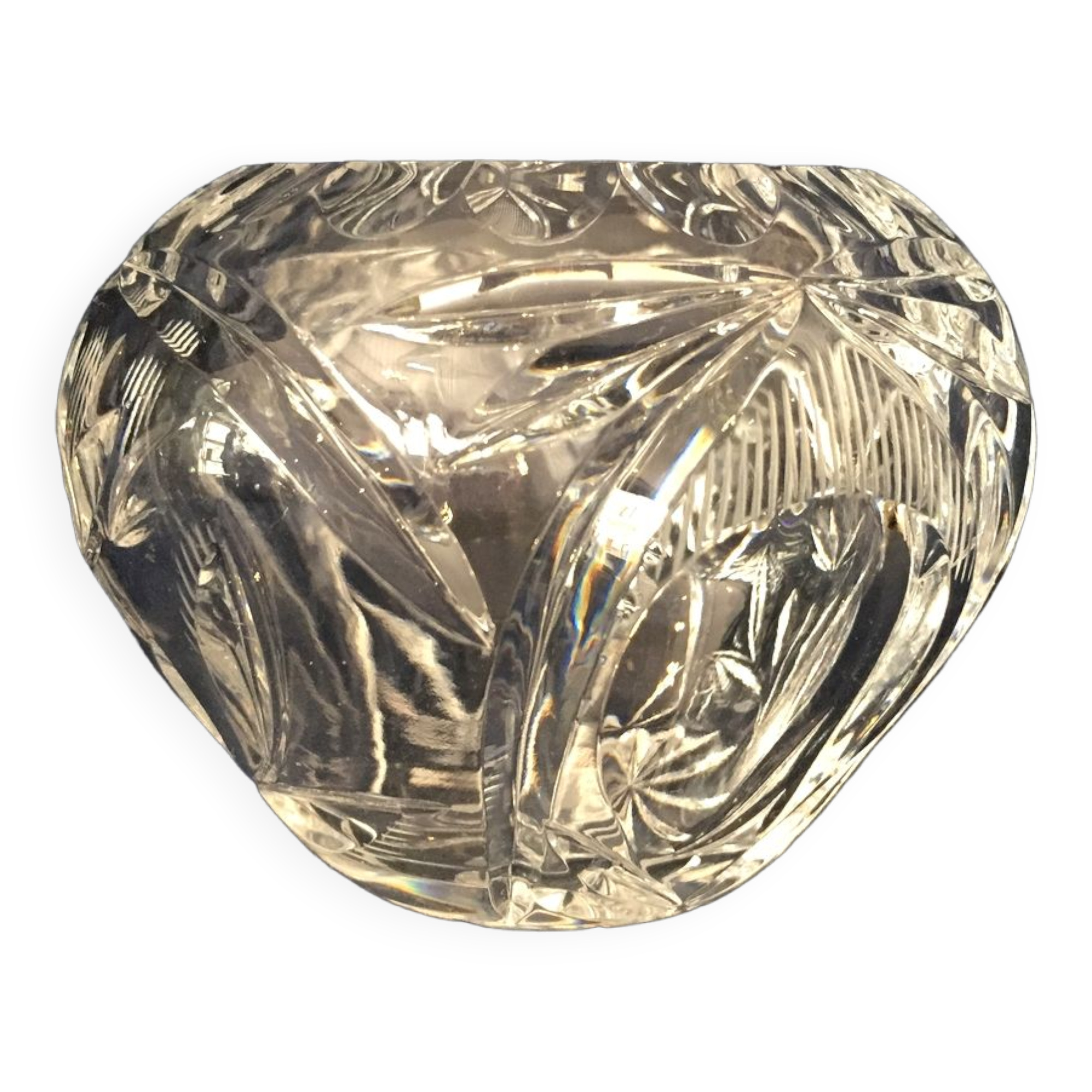 Small crystal vase cut pencil holder flowers of the fields decorative vase