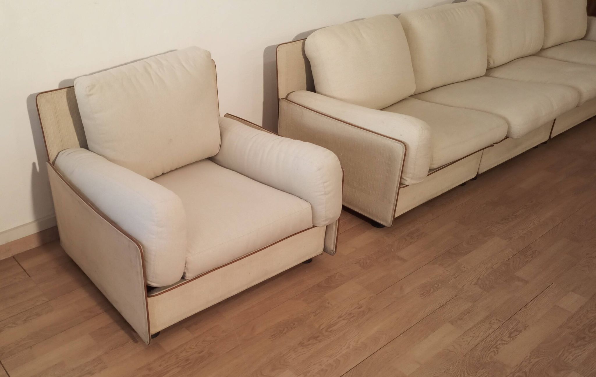 Canapé modulable de Riccardo Arbizzoni pour Zanotta 1978. Modèle Redifiori lot de 5