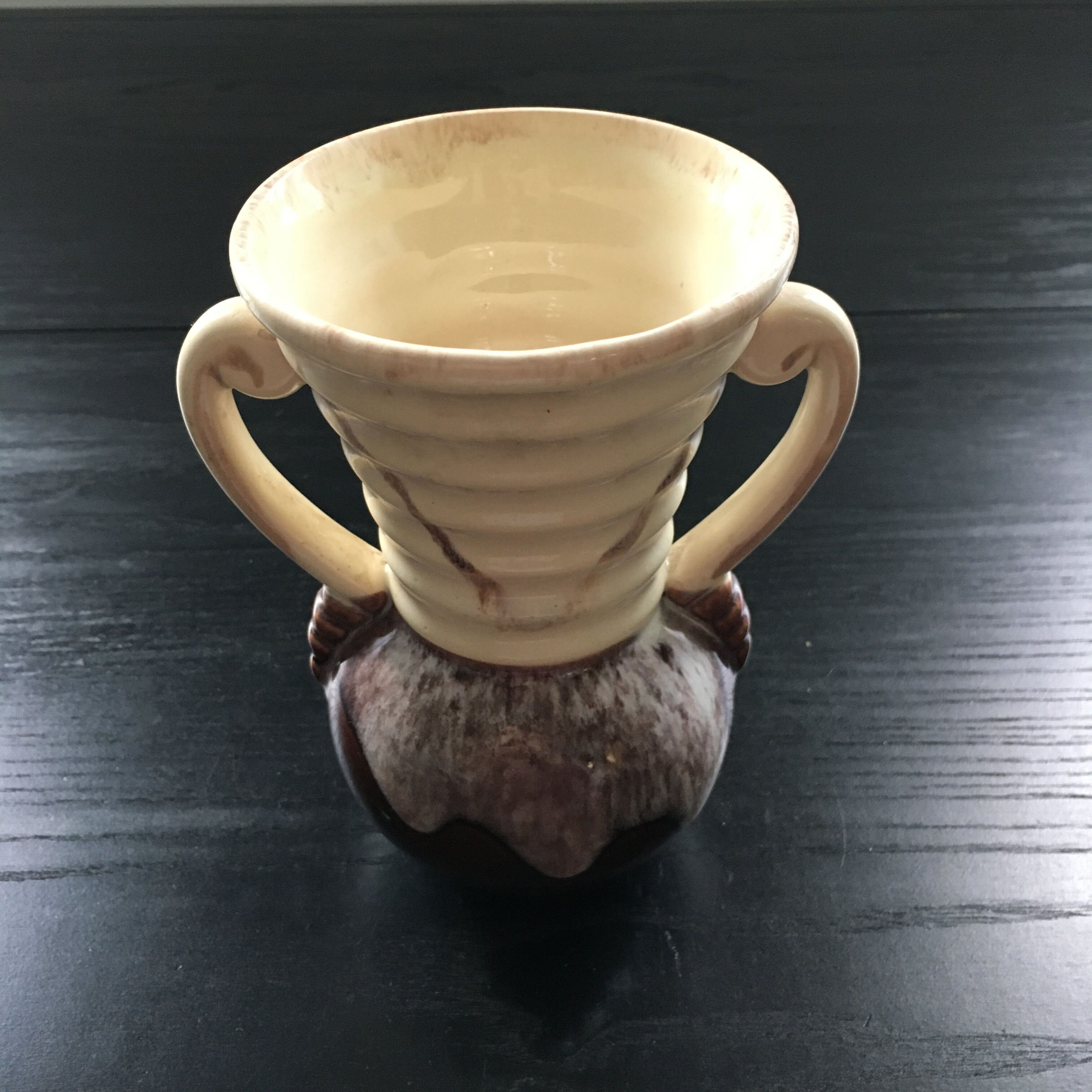 Two-tone art deco vase