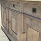 Raw oak dresser cabinet