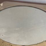 Square brass mirror