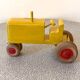 Wooden tractor from the French brand "Ateliers du Père Noël"