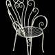Fauteuils en fer forgée des années 60 France