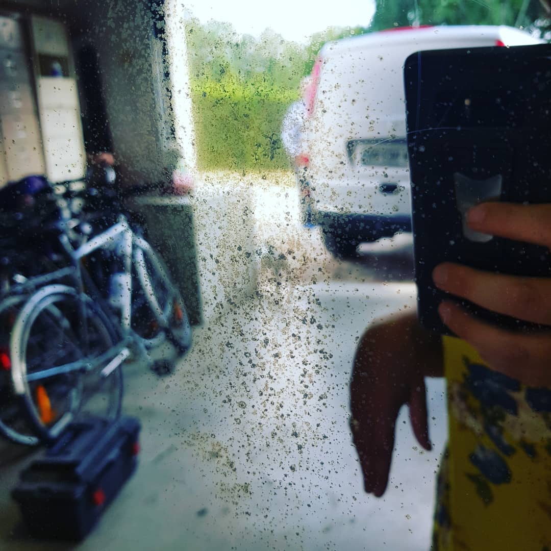 Vintage Parisian mirror cabinet