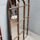 Metal industrial mirror in the shape of a warhead height 156 cm