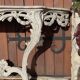 Carved wooden console