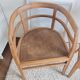 Pair of chairs in the style of antique armchairs circa 1940 - engraved seat.