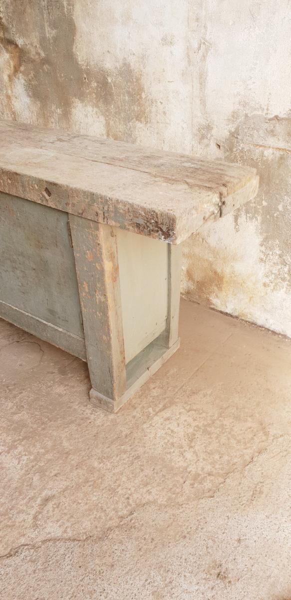 Old carpenter's workbench