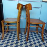 Pair of vintage bistro chairs