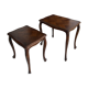 2 nesting tables in wood - Louis XV style