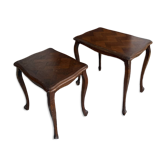2 tables gigognes en bois - style Louis XV