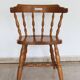 Suite de 6 chaises Western en chêne clair – 60’s.