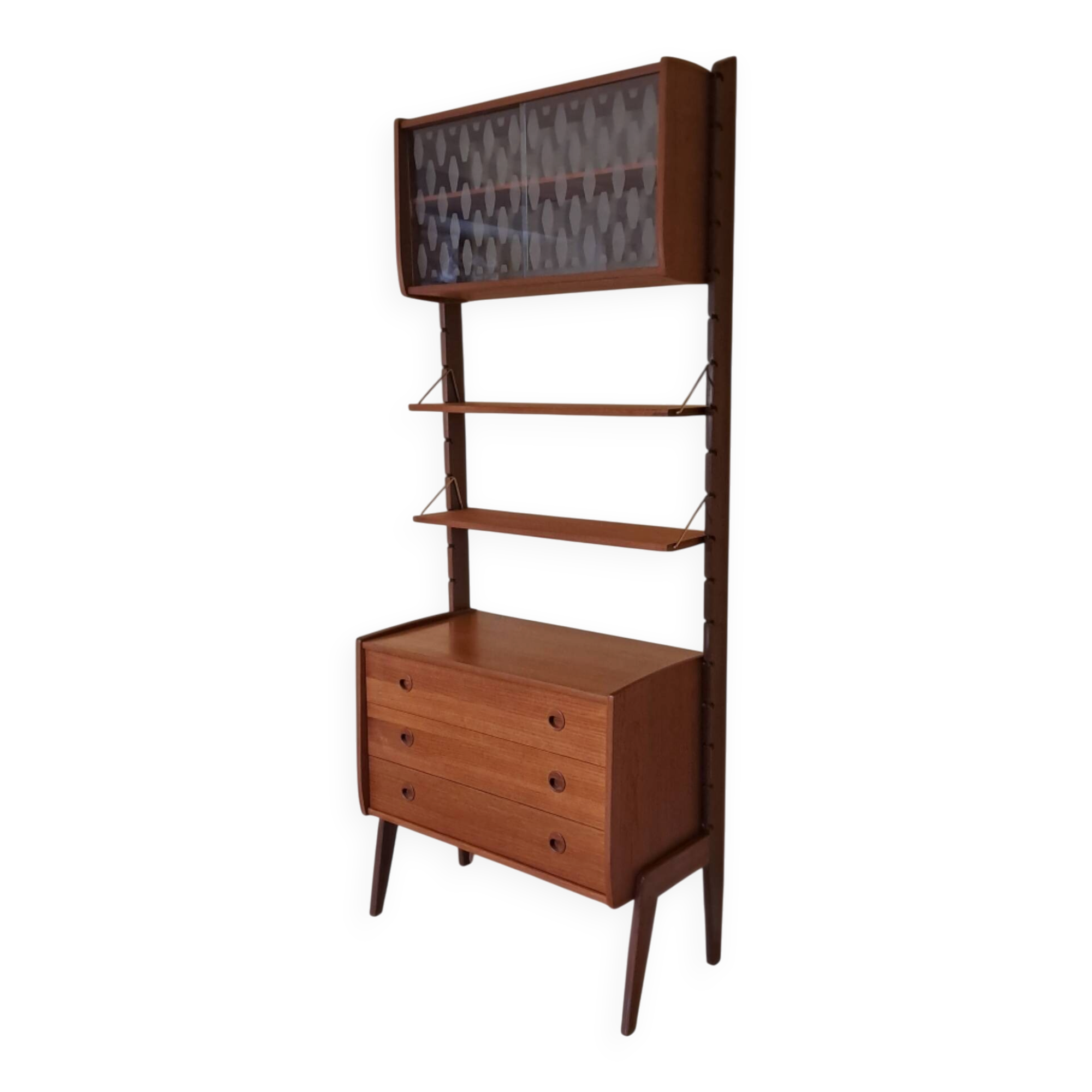 Ergo teak storage furniture, Scandinavian Vintage 1960s