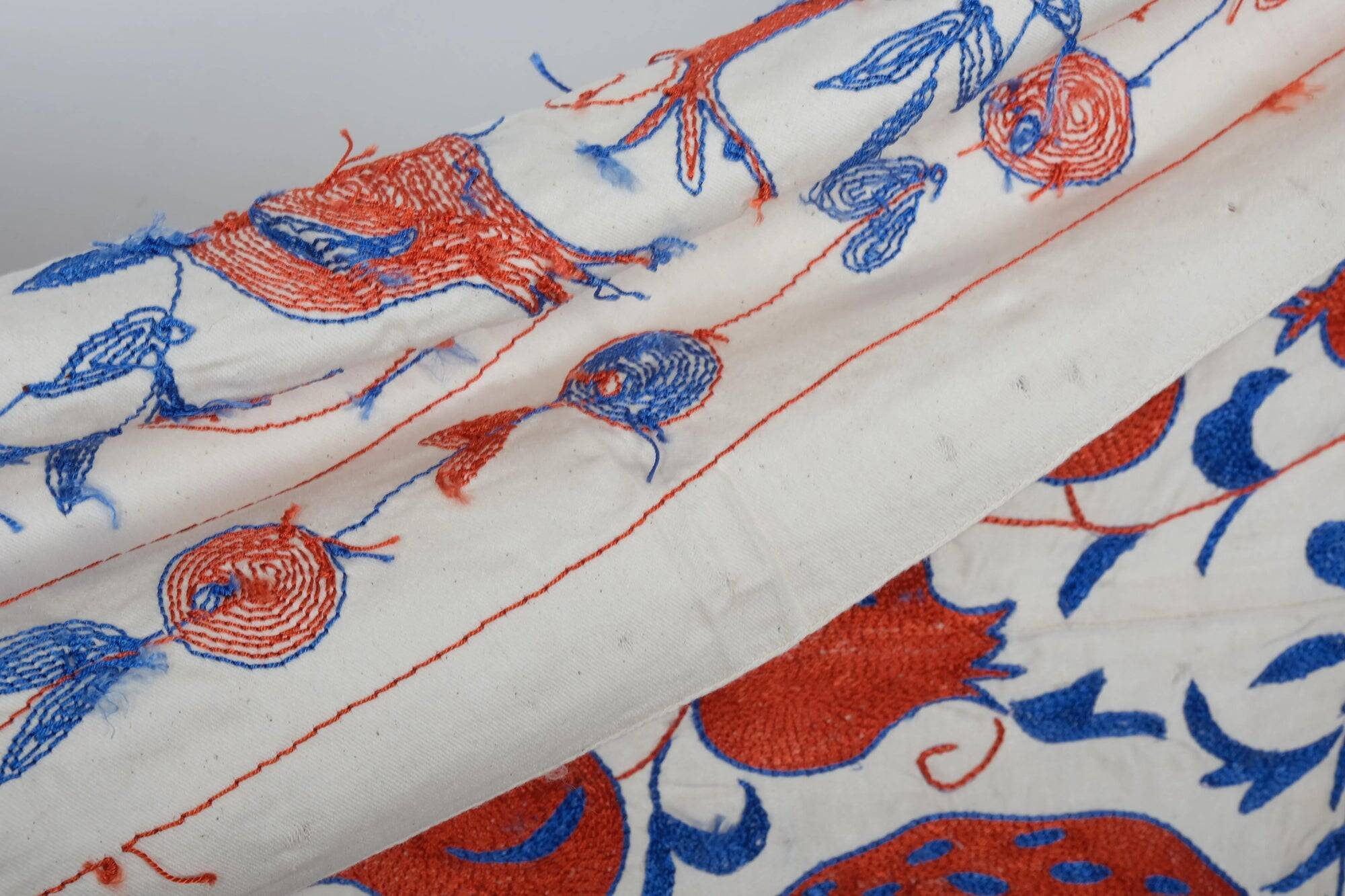 Vintage hand-embroidered tablecloth 109x189 cm