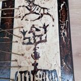 Tableau toile technique particulière et original d'un artiste marocain waddi Jaddioui