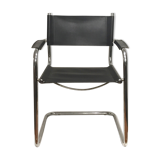 70s Italian leather armchair