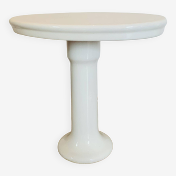 Table console en céramique blanche