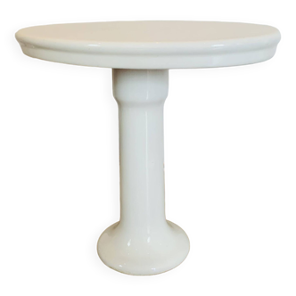 Table console en céramique blanche