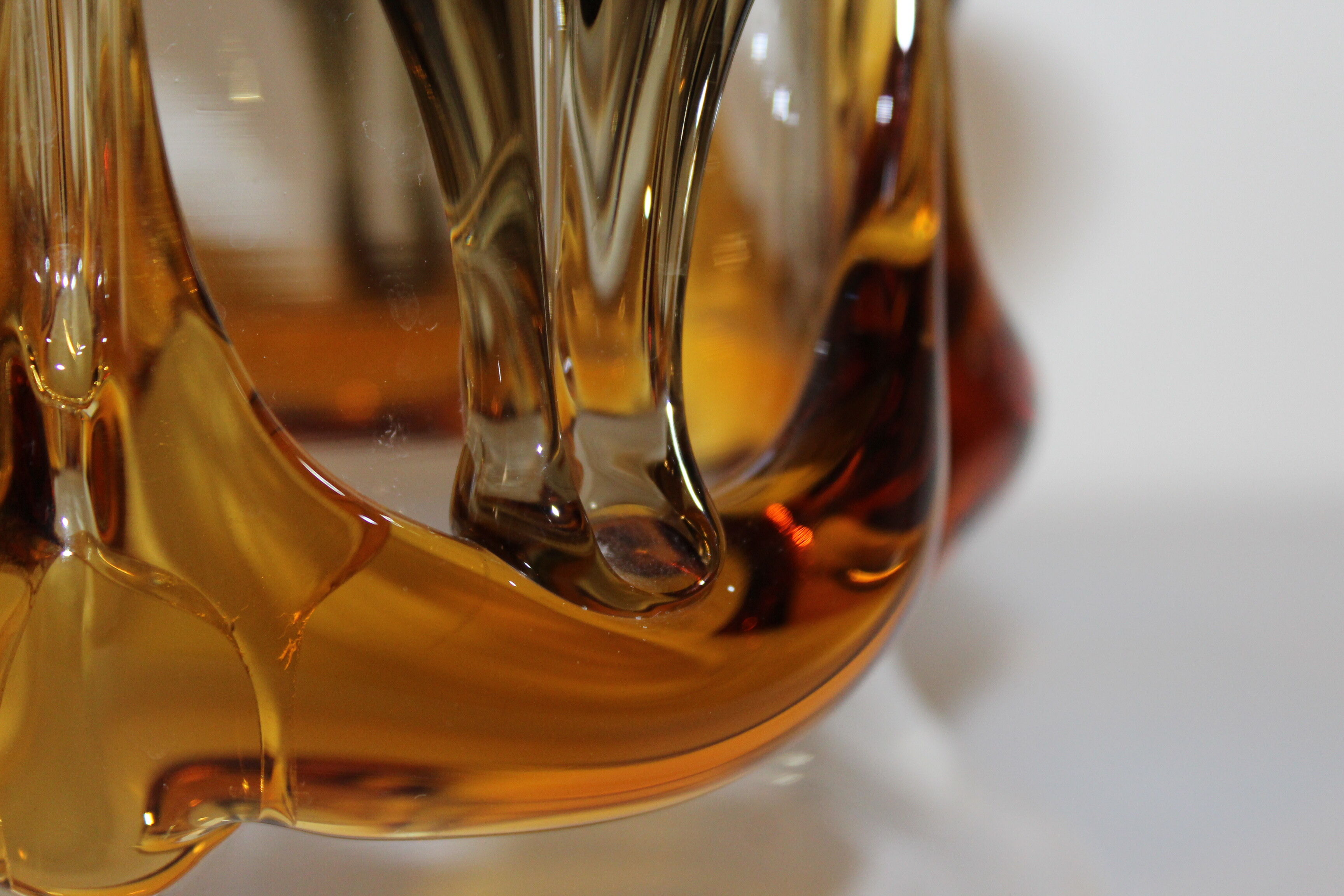 Hanging lamp glass from murano