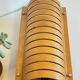 Vintage Ikea bent wood and steel wall light