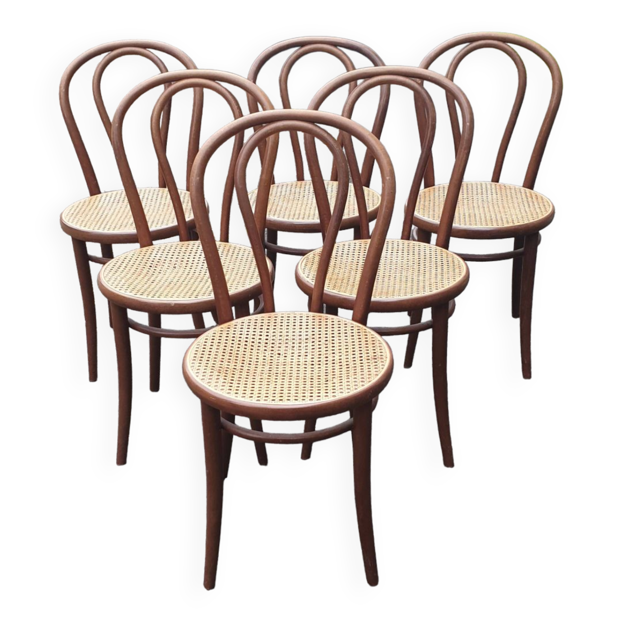 6 chaises bistrot bauman