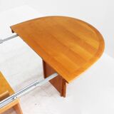Table à manger ovale extensible vintage des années 1960