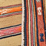 Vintage Striped Pattern Multicolor Kilim Rug, 183x239Cm