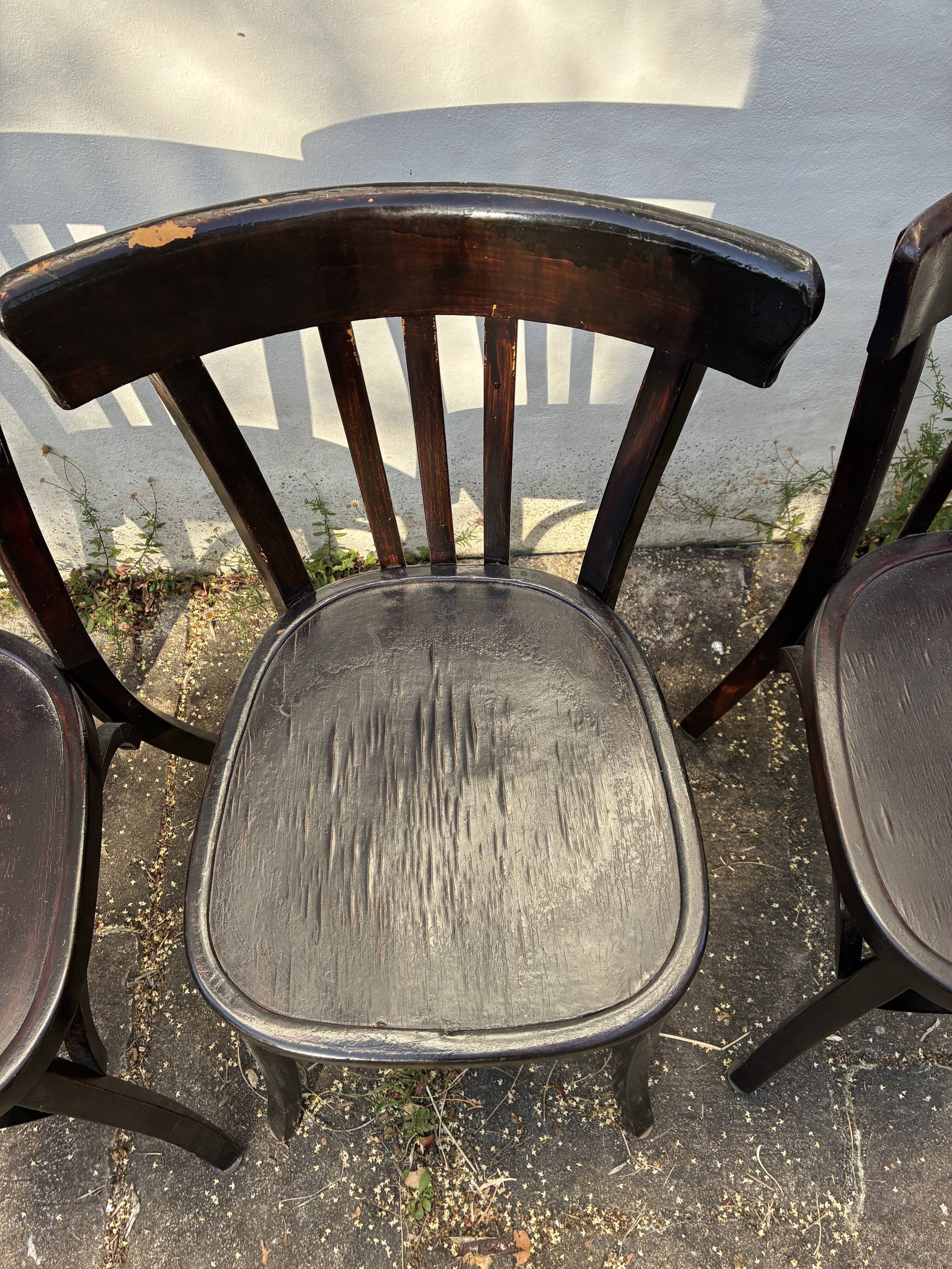 Lot chaises bistrot Baumann