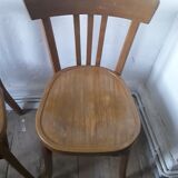 Pair of vintage Baumann bistro chairs