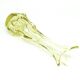 Vase postmoderne, verre jaune, Pologne, années 1970