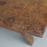 Table d'Appoint / Console Antique de Ferme Rustique Espagnole en Châtaignier, 18ème Siècle