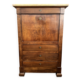Secrétaire Style Empire bois massif - Plateau en marbre