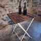 Table bistrot pliante vintage – Années 1950