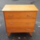 Vintage chest of drawers compass feet