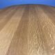 Vintage Dining Table Oval Chrome Solid Oak