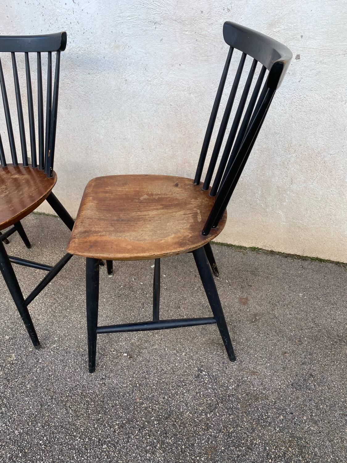 Trio of tapiovaara style chairs