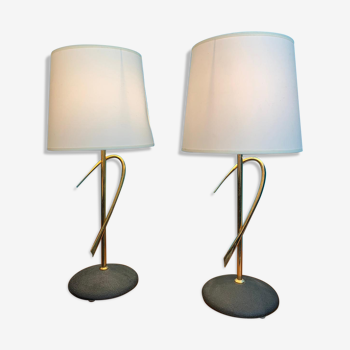 Pair of lamps Maison Arlus