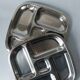 Plat assiette plateau inox vintage