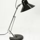 Aluminor 1960 black and chrome lamp Made in France