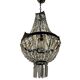 Italian Crystal Basket Chandelier 1960’s
