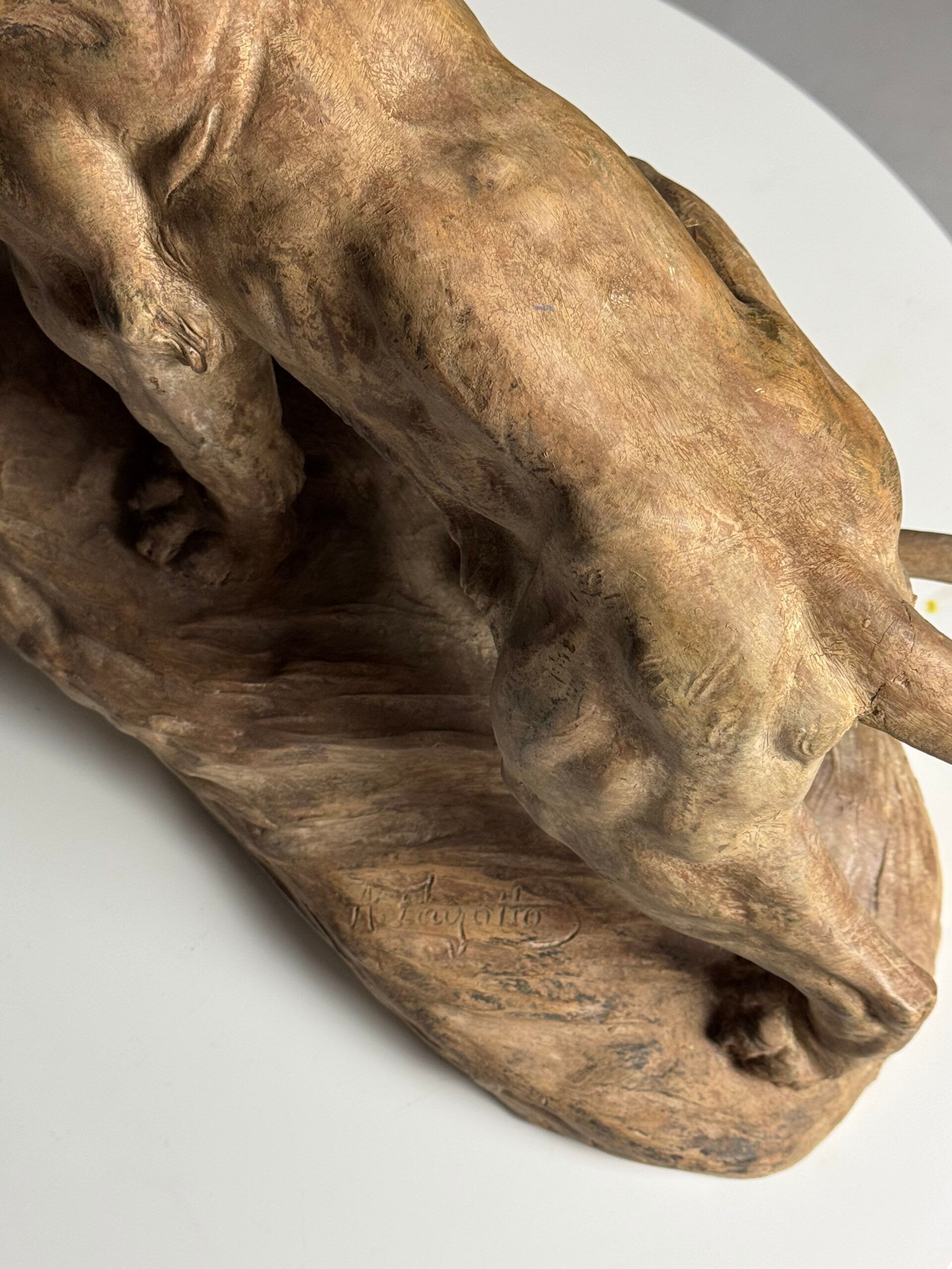 Terra cotta sculpture Armand Fagotto