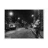 Photo print framed paris 1965 paris i rue of louvre by night