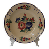 Numbered Henriot Quimper earthenware plate