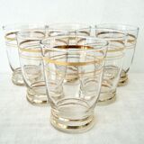 Set of 6 vintage water glasses
