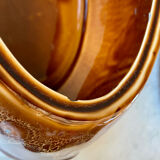 Fish service 8 plates and ceramic soup slurry Sarreguemines vintage 60