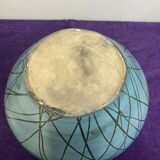 Vintage handle vase blue jeans Austruy Despinasse