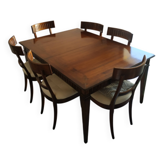 Table et chaises Rochebobois