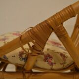 Fauteuil en rotin enfant